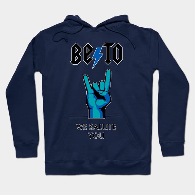 Beto For Texas Rocks Hoodie by Gringoface